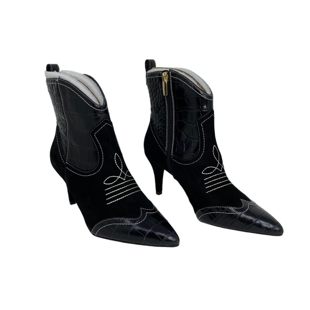 Vince Camuto Leather Saiovell Dress Bootie - Picture 1 of 9
